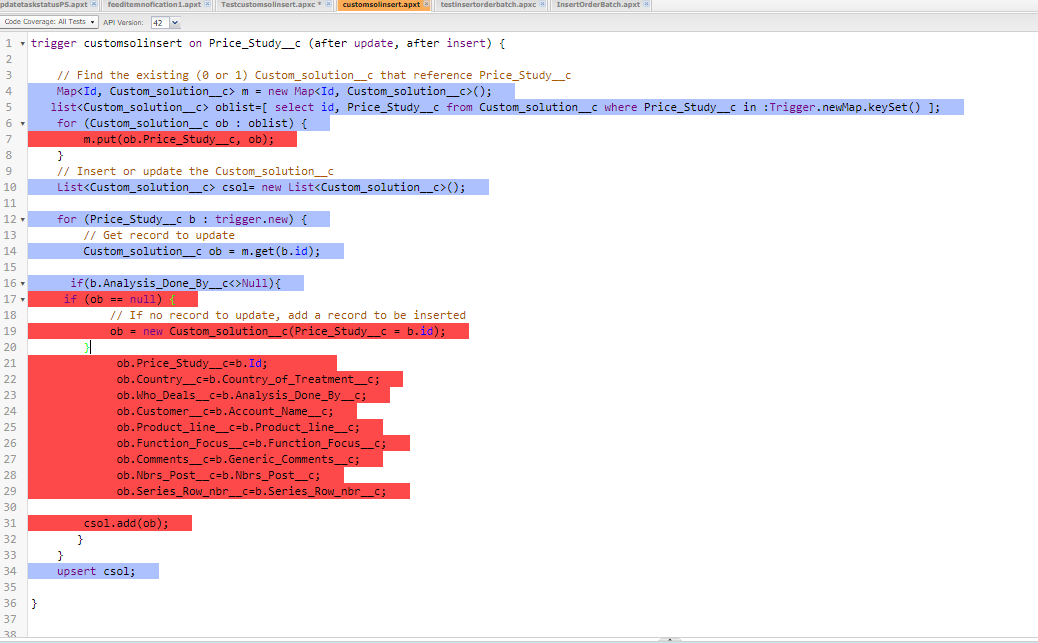 code coverage problem