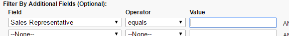 How to filter records in list view based on field value,