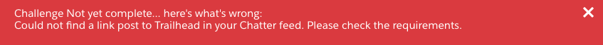 Error message