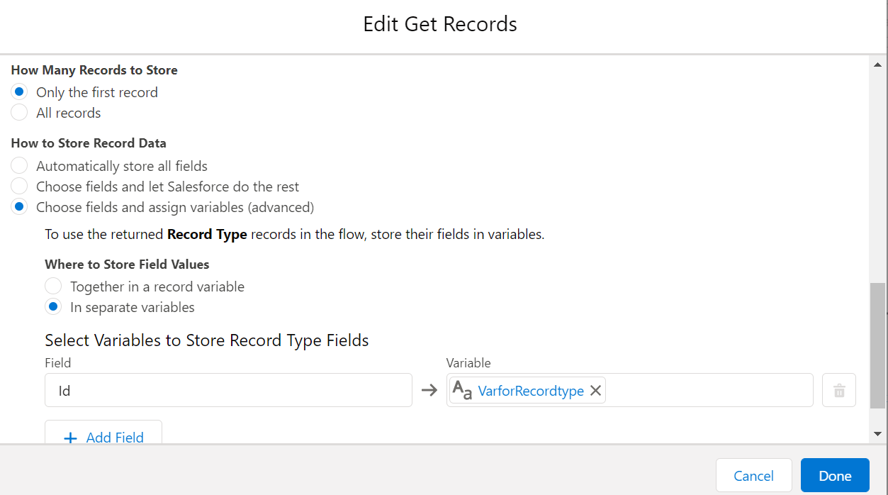 get records2