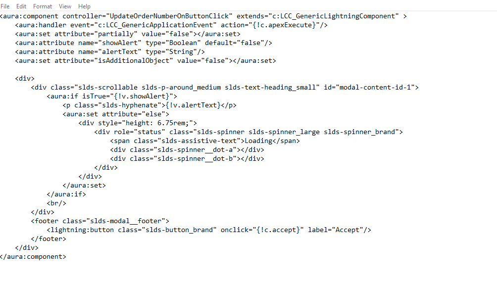 This is the component