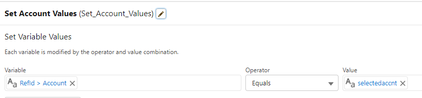 Assign Element