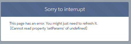 Error Message