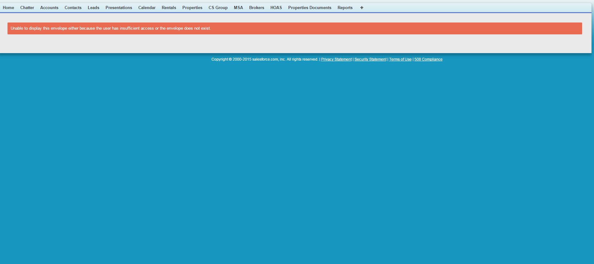Here's the error message
