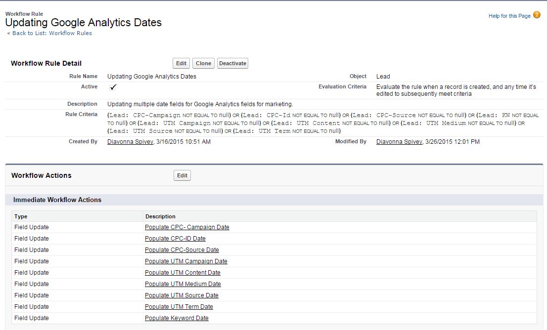 Google Analytics WFR