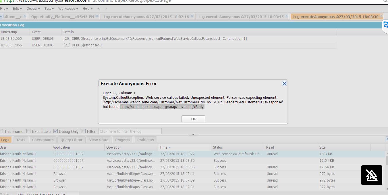 Error msg