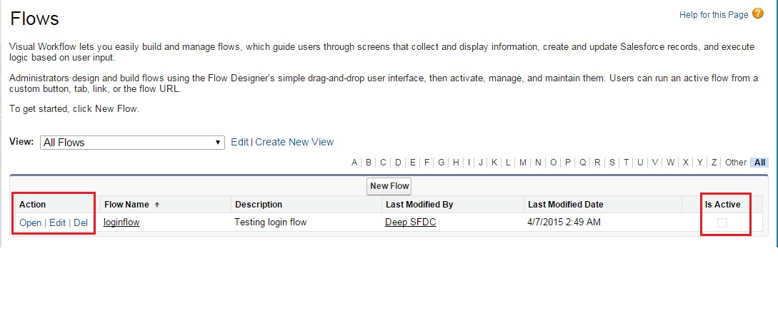 Activate button missing in Visual Workflow