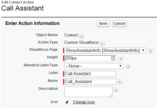 Contact Action