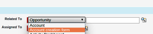 Requirement to create a field like "Related to" field in this picture